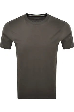 Replay Logo T Shirt Mud