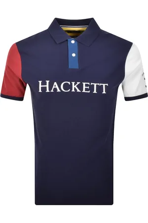 Hackett Multi Polo T Shirt Ink Blue