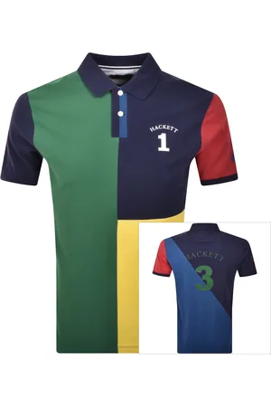 Hackett Multi Polo T Shirt Grass
