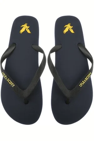 Lyle & Scott Logo Flip Flops
