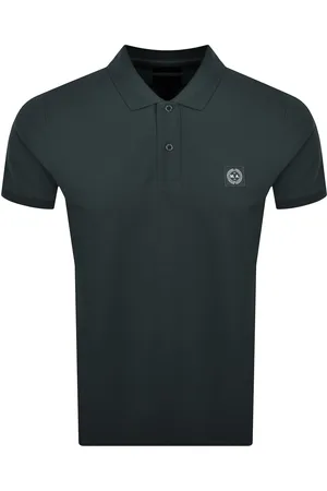 Marshall Artist Marchio Polo T Shirt Slate