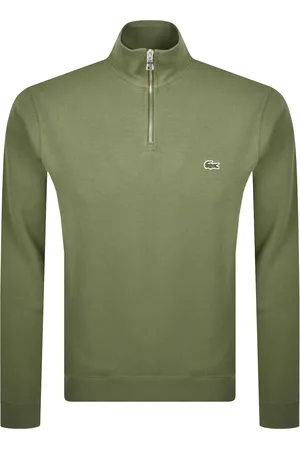 Lacoste Quarter Zip Knit Sweatshirt