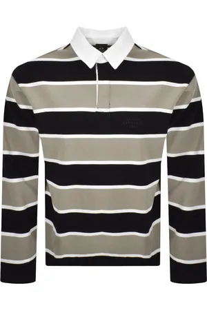 Armani Exchange Stripe Polo T Shirt