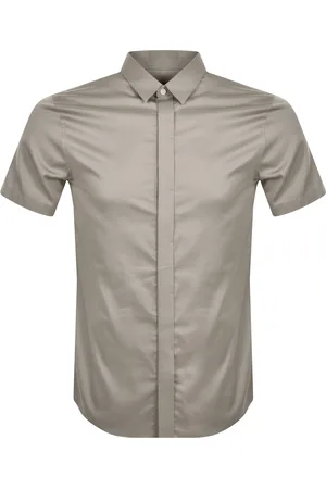Armani Exchange Slim Fit Shirt Plaza Taupe