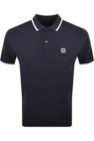 Marshall Artist Tipped Polo T Shirt