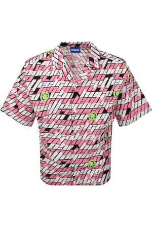 Hugo Blue Eligino Short Sleeve Shirt
