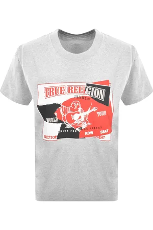 True Religion Short Sleeve Torn Logo T Shirt
