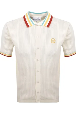 Sergio Tacchini Slice Knit Polo Gardenia