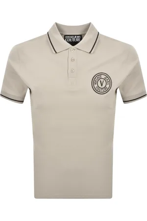 VERSACE Couture V Emblem Polo T Shirt