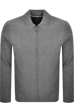Ted Baker Herringbone Zip Through Jumper