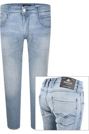 Replay Anbass Slim Fit Light Wash Jeans