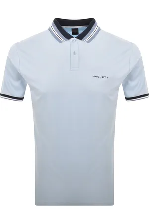 Hackett Sport Resort Collar Polo Sky