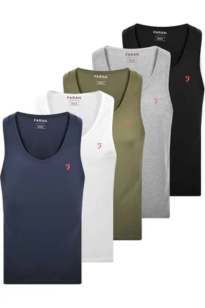 Farah Farah Borstein 5 Pack Vests