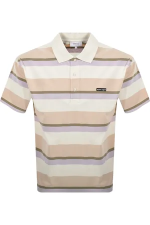 Maison Kitsuné Stripe Polo T Shirt