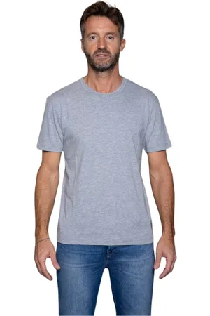 Mauro Grifoni Top, Herre, Grå, S, Bomuld, T-shirts