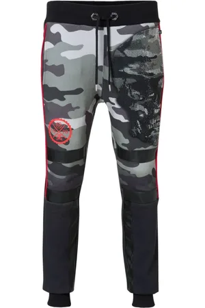 Philipp Plein Bukser, Herre, Grøn, S, Bomuld, Sweatpants