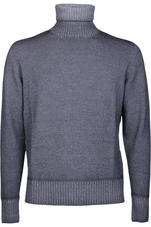 DRUMOHR Strik, Herre, Grå, 2XL, Uld, Tasting turtleneck