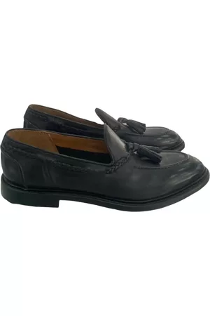 Green george Sko, Herre, Sort, 41 EU, Uld, Loafers