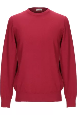 CASHMERE COMPANY Strik, Herre, Rød, 2XL, Uld, Sweater