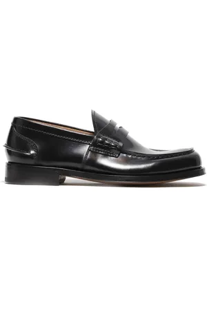 Green george Sko, Herre, Sort, 42 EU, Uld, Loafers