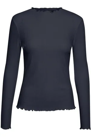 Karen by Simonsen Top, Dame, Sort, S, Uld, T-shirt 10103316