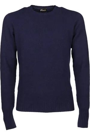 DRUMOHR Strik, Herre, Blå, 2XL, Sweater