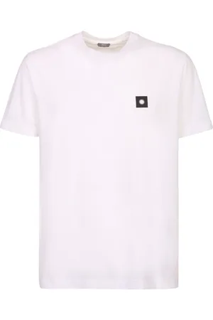 ZANONE Top, Herre, Hvid, XL, Bomuld, Patch T-shirt