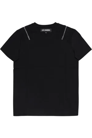 Les Hommes Top, Herre, Sort, S, Bomuld, T-shirt