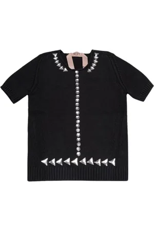 Nº21 Top, Dame, Sort, L, Bomuld, T-shirts