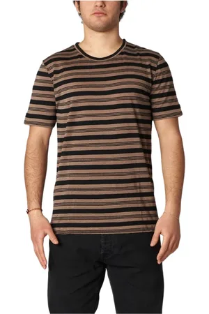 Paolo Pecora Top, Herre, Brun, M, Uld, T-shirt