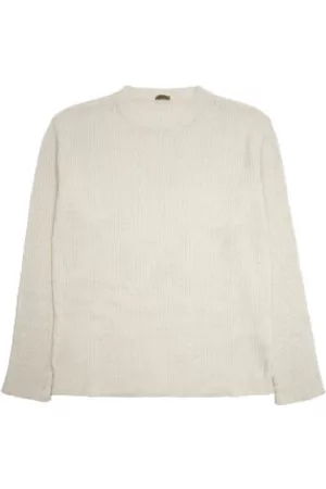 BARENA Strik, Herre, Hvid, L, Uld, Sweater