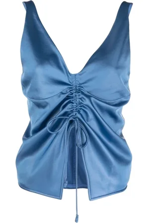 Nanushka Top, Dame, Blå, M, Polyester, TOP
