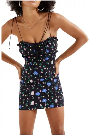 For Love & Lemons Kjole, Dame, Sort, S, Uld, Mini Robin Dress