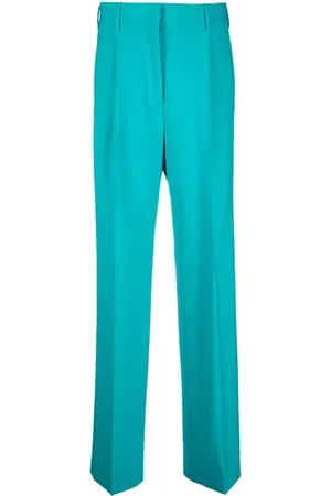 Msgm Bukser, Dame, Blå, M, Uld, Chinos