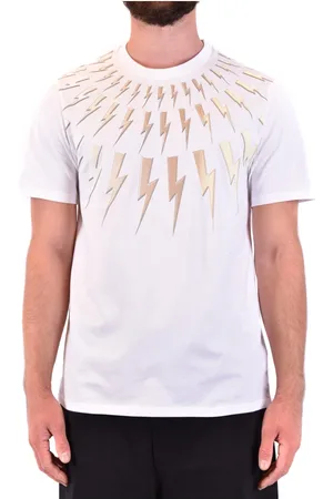 Neil Barrett Top, Herre, Hvid, M, Uld, T-shirt