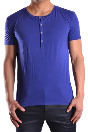 Costume National Top, Herre, Blå, M, T-shirt