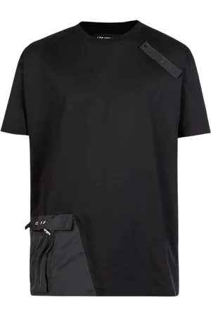 Les Hommes Top, Herre, Sort, M, Bomuld, T-shirt