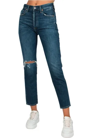 Citizens of Humanity Jeans, Dame, Blå, W25, Denim, Liya High Rise Classic Fit