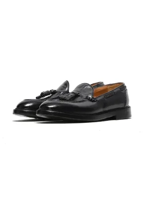 Green george Sko, Herre, Sort, 42 1/2 EU, Læder, Loafers