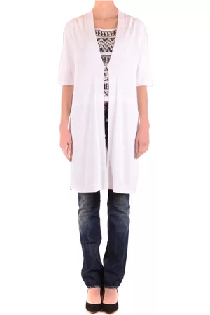 D.EXTERIOR Strik, Dame, Hvid, L, Uld, Cardigan