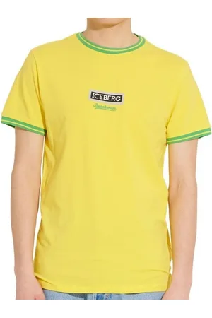 Iceberg Top, Herre, Gul, L, Ts02 T-Shirt