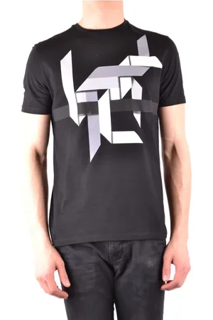 Neil Barrett Top, Herre, Sort, XS, Uld, T-shirt