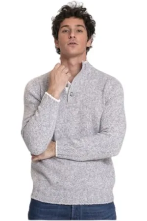 Gran Sasso Strik, Herre, Grå, M, Uld, Turtleneck Pullover