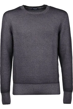 DRUMOHR Strik, Herre, Grå, 2XL, Uld, Sweater