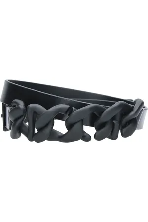 GCDS Tilbehør, Herre, Sort, 100 CM, Læder, Belt