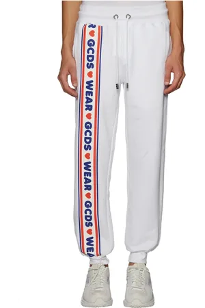 GCDS Bukser, Herre, Hvid, S, Uld, Sweatpants