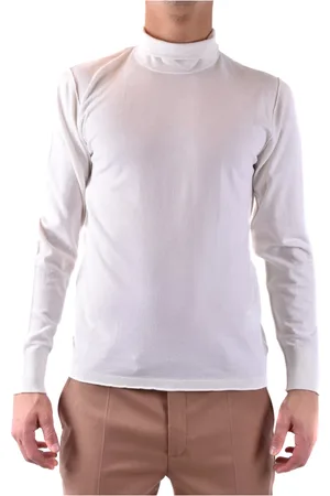 Paolo Pecora Strik, Herre, Hvid, S, Uld, Sweater