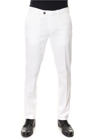 CANALI Bukser, Herre, Hvid, XL, Bomuld, Chinos