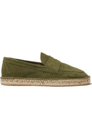Scarosso Sko, Herre, Grøn, 42 EU, Suede, Diego Suede Espadrilles