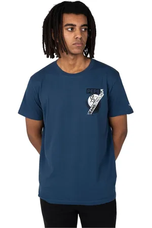 Pepe Jeans Top, Herre, Blå, M, Bomuld, T-shirts